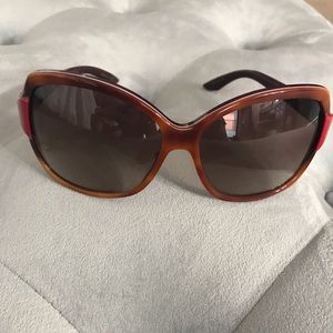 Dior brown red sunglass